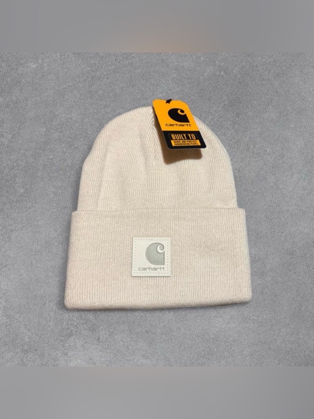 Carhartt Leather Patch Beanie